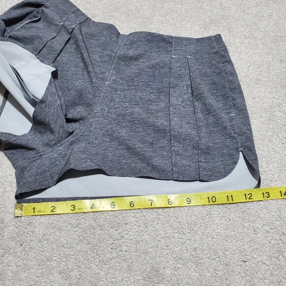 LULULEMON &go Endeavor Shorts 2" Swift Ultra Pleated Heathered Grey Women's 8 - Picture 15 of 15